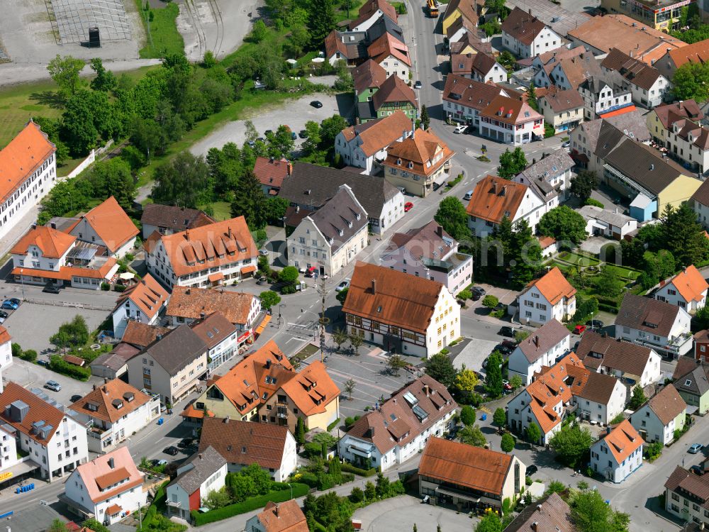 Aerial image Otterswang - Town View of the streets and houses of the residential areas in Otterswang in the state Baden-Wuerttemberg, Germany