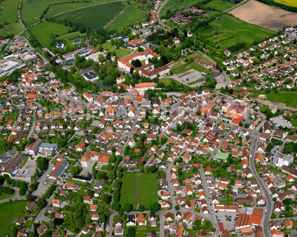 Aerial photograph Otterswang - Town View of the streets and houses of the residential areas in Otterswang in the state Baden-Wuerttemberg, Germany