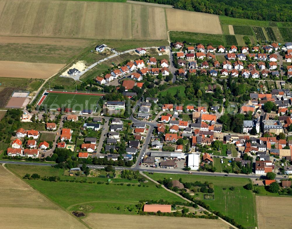 Aerial photograph Partenheim - View at Partenheim in Rhineland-Palatinate