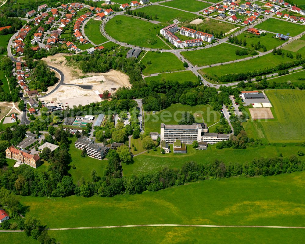 Aerial photograph Riedlingen - Village view on the edge of agricultural fields and land in Riedlingen in the state Baden-Wuerttemberg, Germany