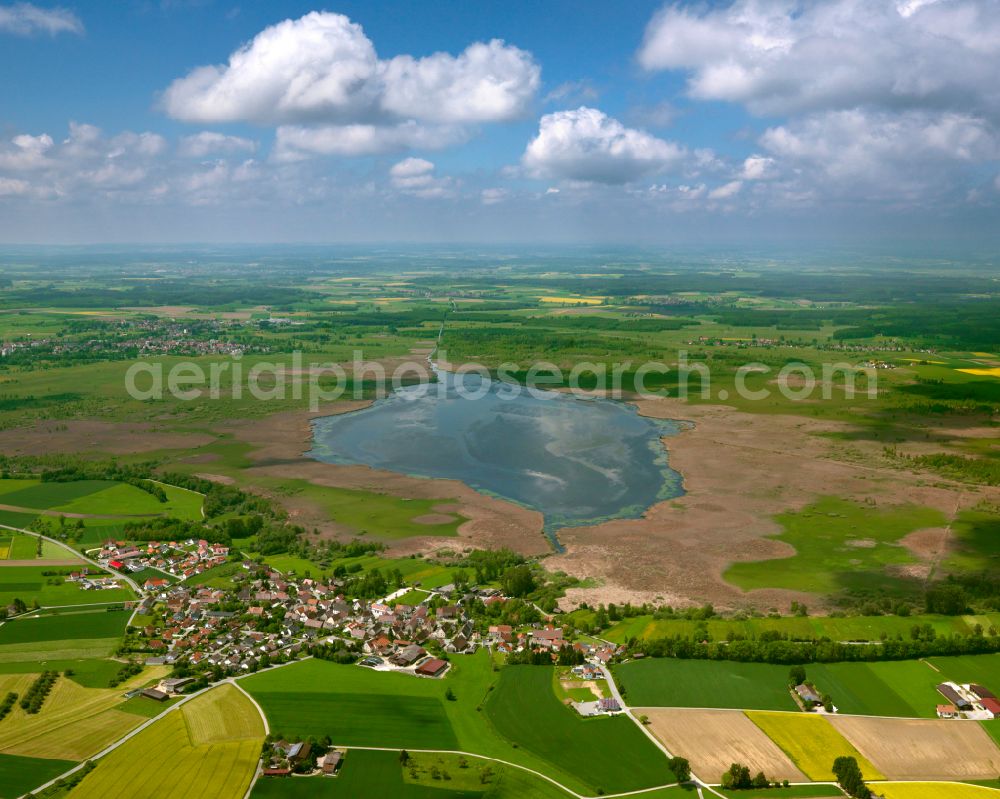 Aerial photograph Tiefenbach - Village view on the edge of agricultural fields and land in Tiefenbach in the state Baden-Wuerttemberg, Germany