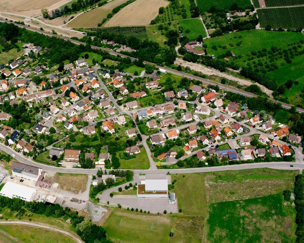 Willsbach from the bird's eye view: Village view on the edge of agricultural fields and land in Willsbach in the state Baden-Wuerttemberg, Germany