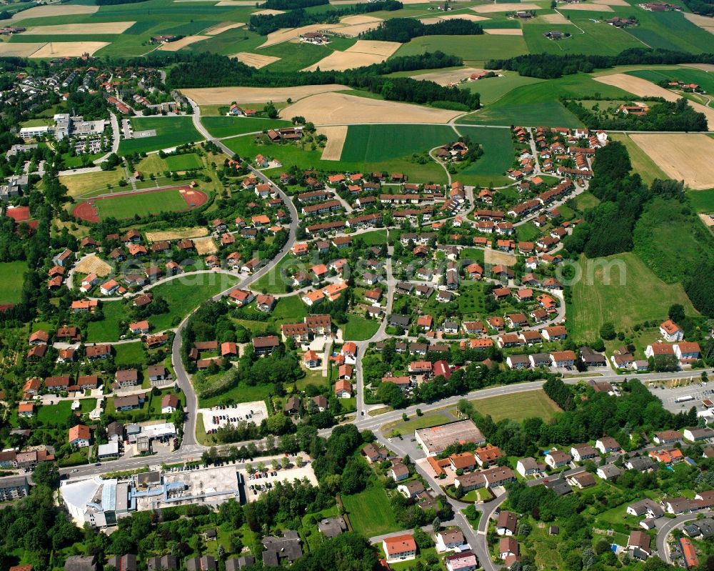 Zieglstadl from the bird's eye view: Village view on the edge of agricultural fields and land in Zieglstadl in the state Bavaria, Germany