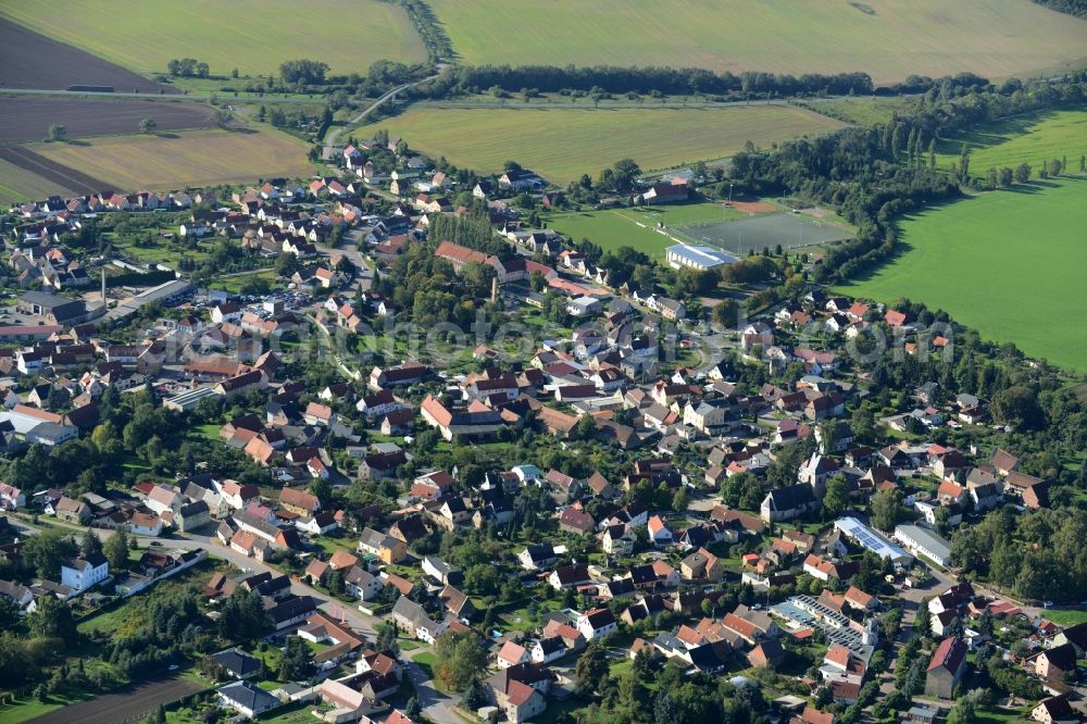 Aerial photograph Riestedt - Townscape of Riestedt in the state Saxony-Anhalt