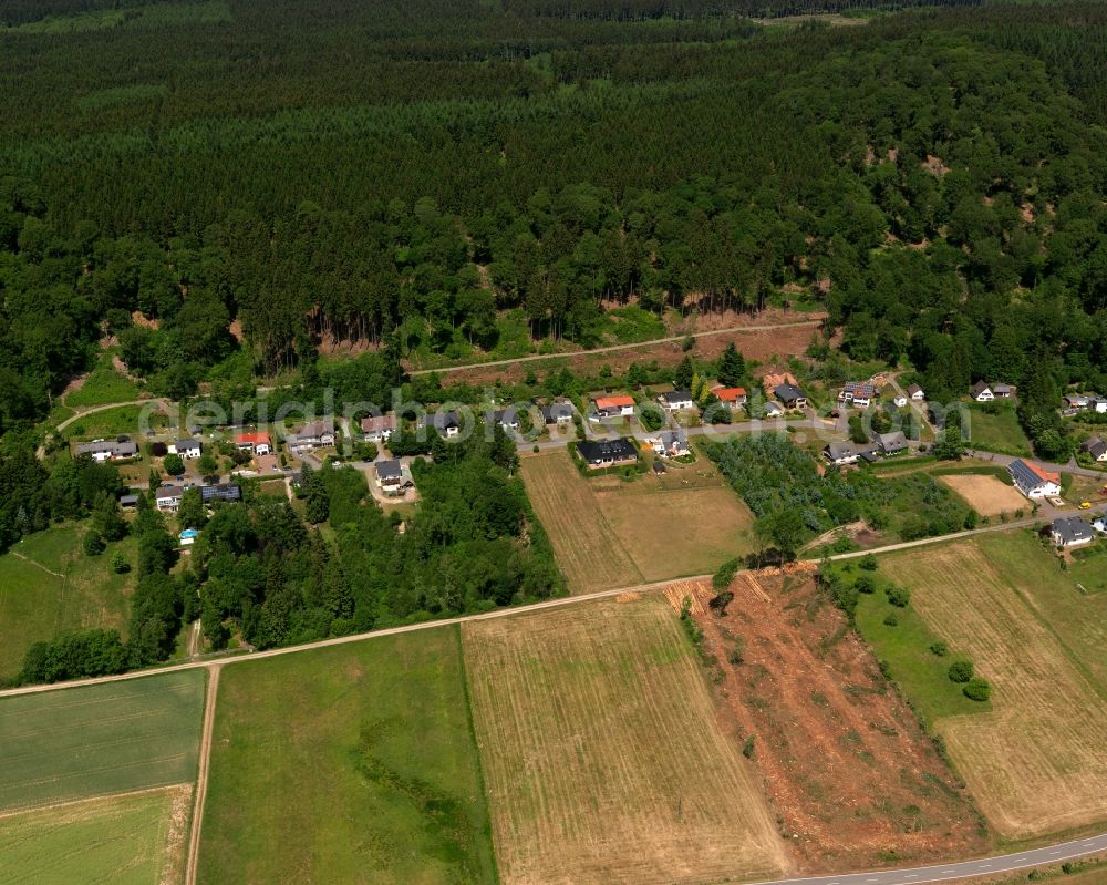 Aerial image Rinzenberg - District view of Rinzenberg in the state Rhineland-Palatinate