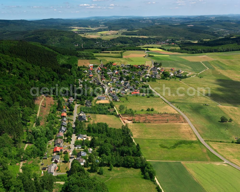 Aerial photograph Rinzenberg - District view of Rinzenberg in the state Rhineland-Palatinate