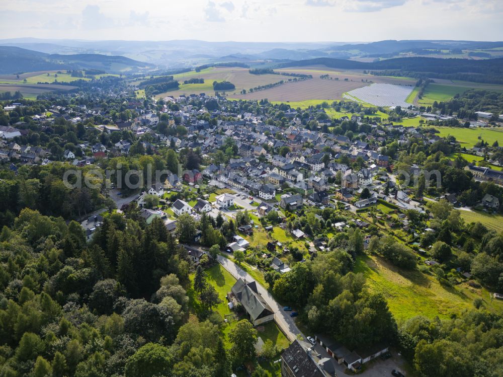 Aerial image Scheibenberg - View of Scheibenberg in the state of Saxony, Germany