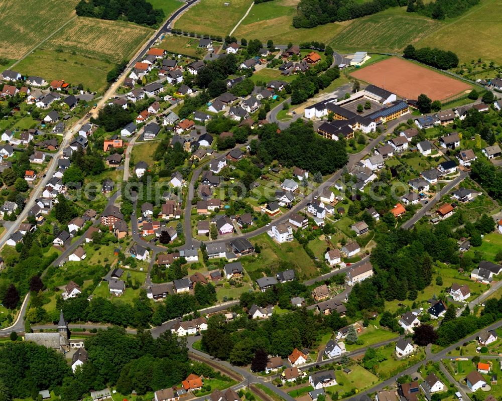 Aerial photograph Scheuerfeld - View of Scheuerfeld in the state of Rhineland-Palatinate