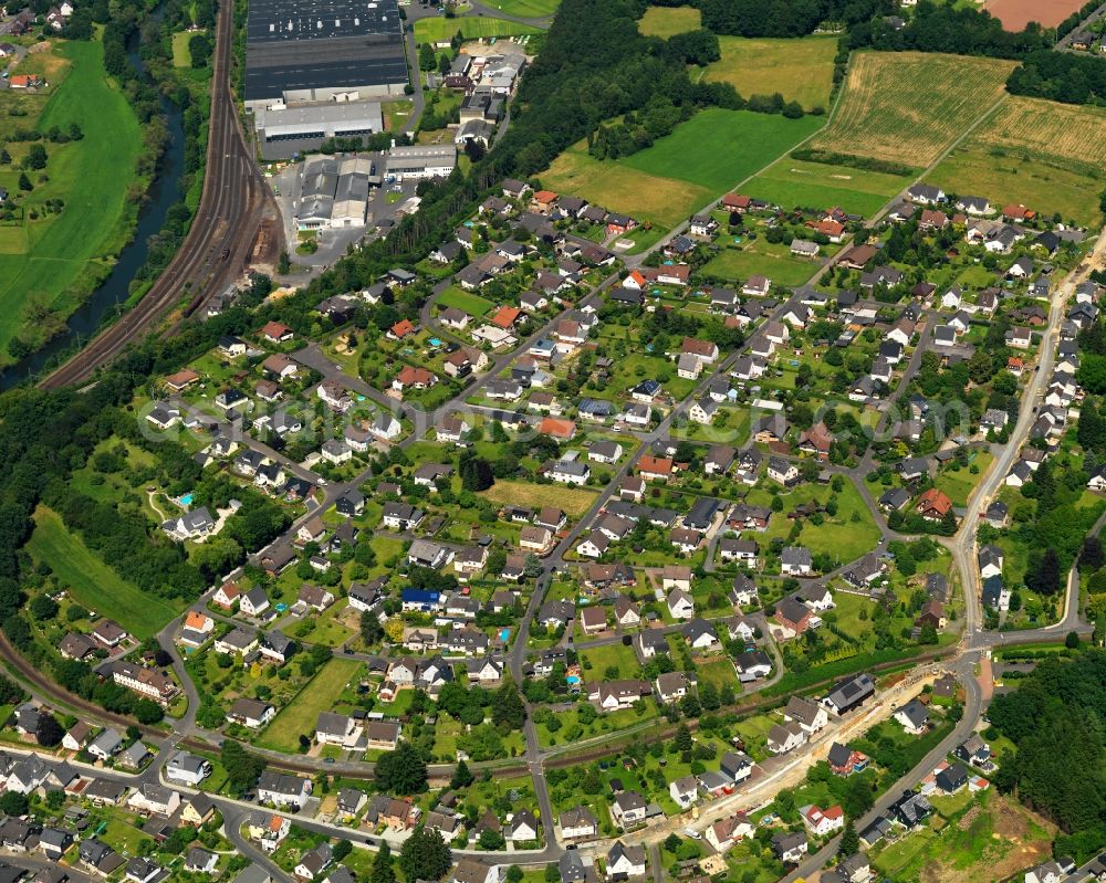 Scheuerfeld from above - View of Scheuerfeld in the state of Rhineland-Palatinate