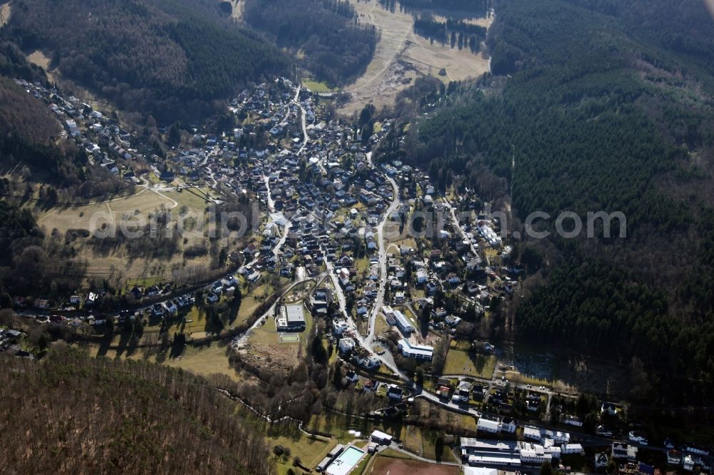 Aerial image Schmitten Arnoldshain - View of Schmitten Arnoldshain in Hesse