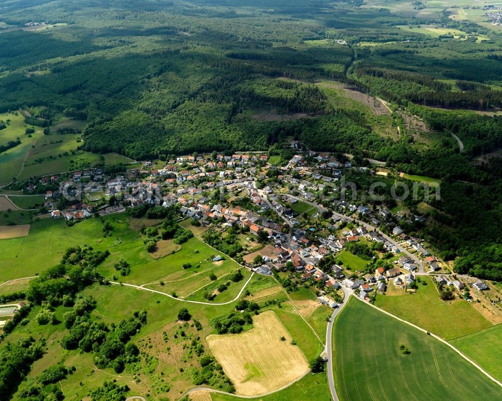 Schöneberg from the bird's eye view: District view of Schoeneberg in the state Rhineland-Palatinate