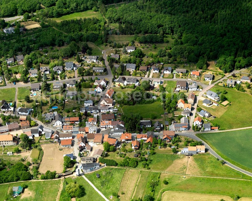 Aerial image Schöneberg - District view of Schoeneberg in the state Rhineland-Palatinate