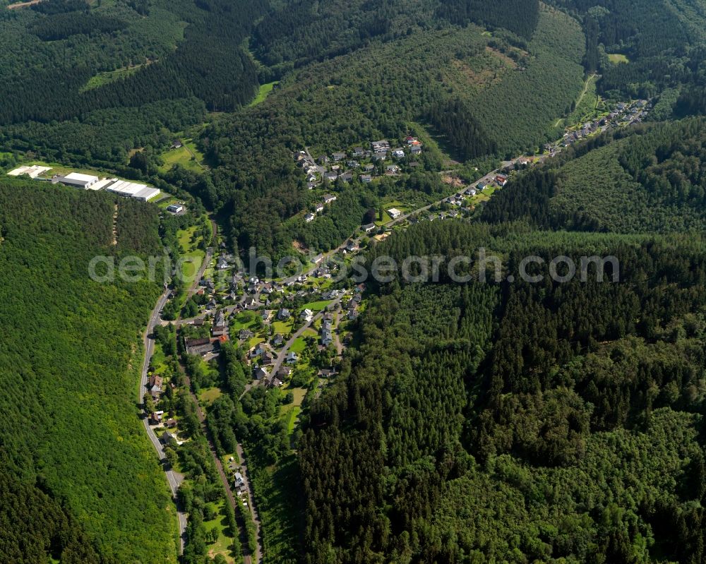 Schutzbach from above - View of Schutzbach in Rhineland-Palatinate