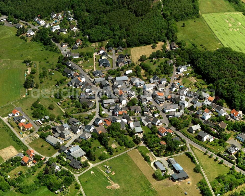 Aerial image Schwarzerden - Townscape of Schwarzerden in the state of Rhineland-Palatinate