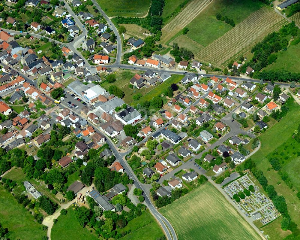 Aerial image Schweppenhausen - District view of Schweppenhausen in the state Rhineland-Palatinate