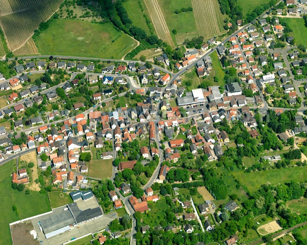 Aerial photograph Schweppenhausen - District view of Schweppenhausen in the state Rhineland-Palatinate