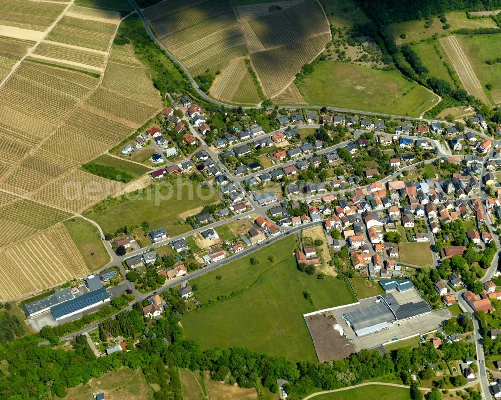 Schweppenhausen from above - District view of Schweppenhausen in the state Rhineland-Palatinate