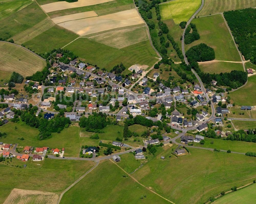 Schwollen from the bird's eye view: District view of Schwollen in the state Rhineland-Palatinate