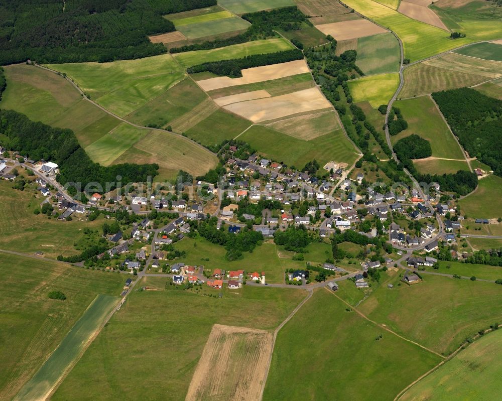 Aerial image Schwollen - District view of Schwollen in the state Rhineland-Palatinate