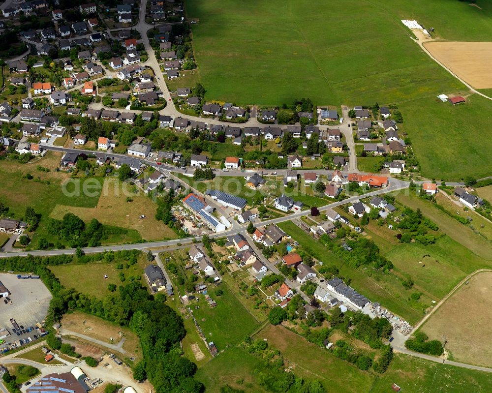 Seibersbach from above - District view of Seibersbach in the state Rhineland-Palatinate