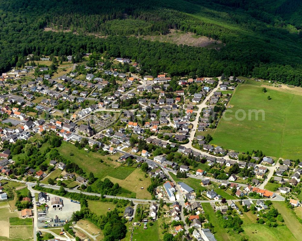 Seibersbach from above - District view of Seibersbach in the state Rhineland-Palatinate