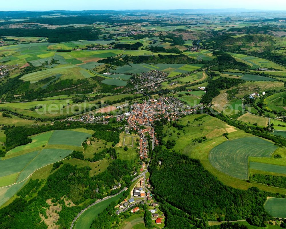 Staudernheim from the bird's eye view: View at Staudernheim in Rhineland-Palatinate