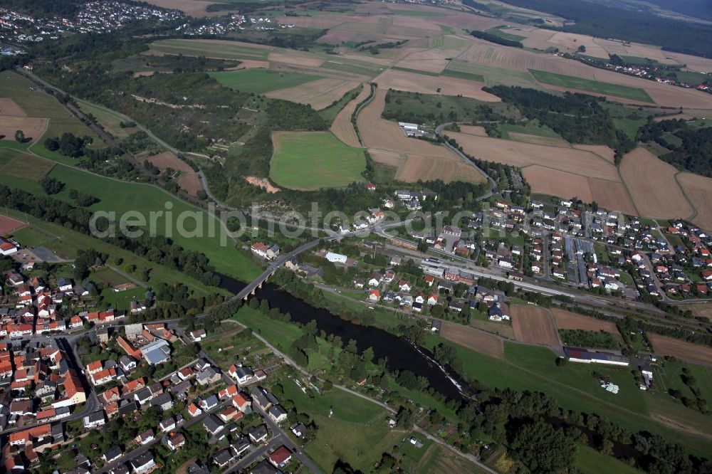 Aerial photograph Staudernheim - Local view of Staudernheim in the state of Rhineland-Palatinae