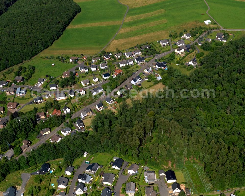 Aerial photograph Dickendorf - View of Steinebach in Rhineland-Palatinate