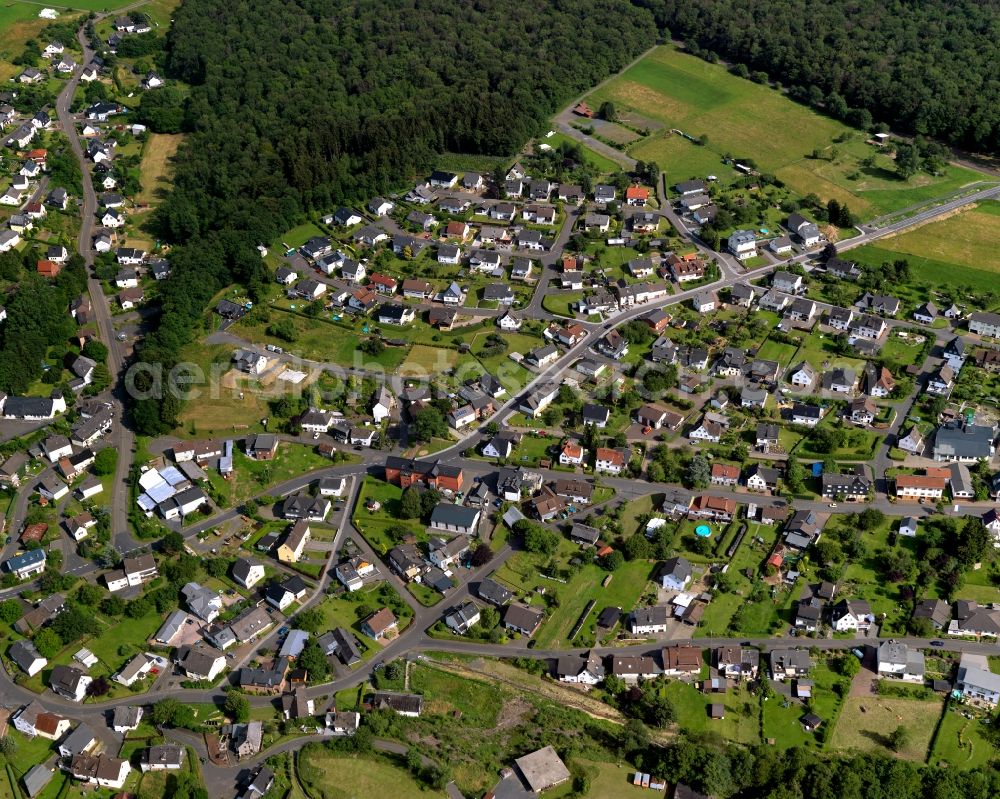 Dickendorf from above - View of Steinebach in Rhineland-Palatinate