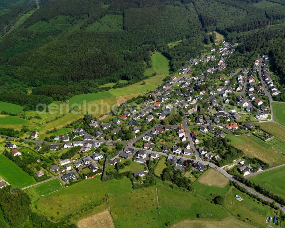 Steineroth from the bird's eye view: View of Steineroth in Rhineland-Palatinate