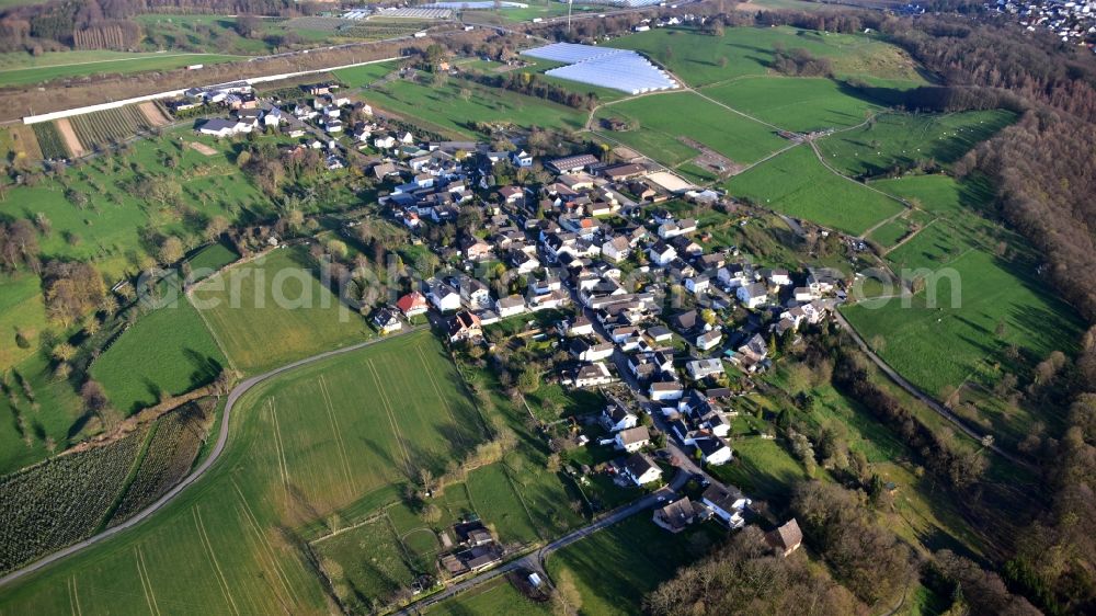 Aerial image Königswinter - Local view of Stieldorferhohn in Koenigswinter in the state North Rhine-Westphalia, Germany