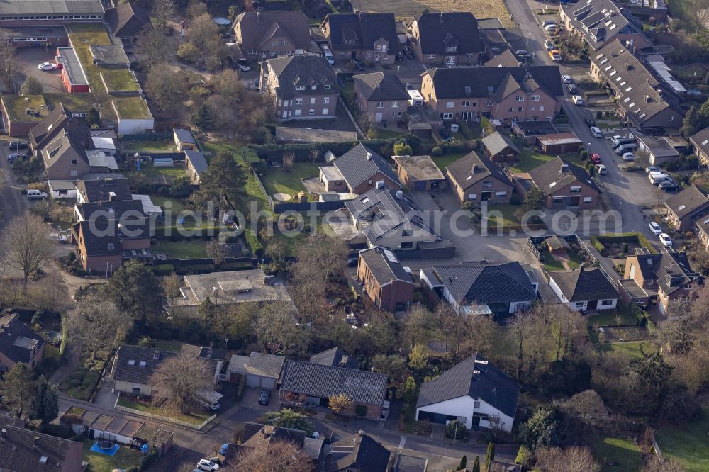 Aerial photograph Straelen - Town View of the streets and houses of the residential areas in Straelen in the state North Rhine-Westphalia, Germany