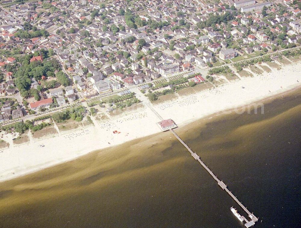 Ahlbeck / Usedom - MV from above - Ortsansicht des Strandbereiches von Ahlbeck / Usedom.