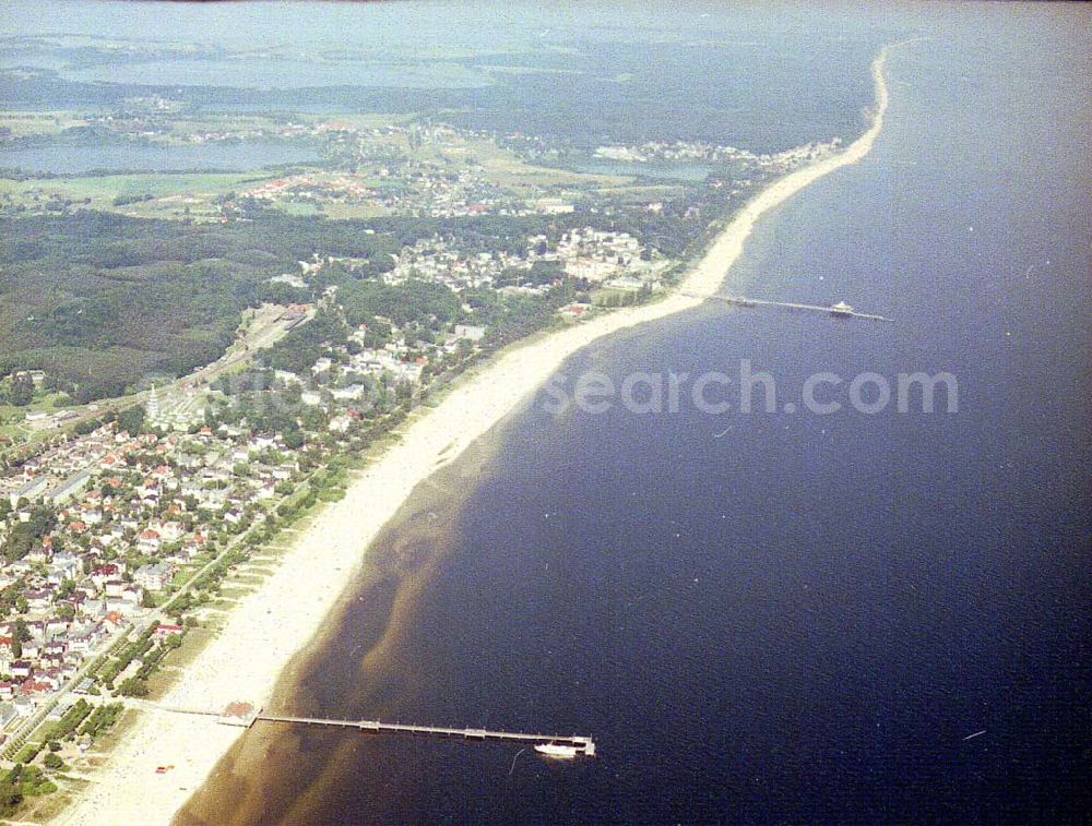 Ahlbeck / Usedom - MV from above - Ortsansicht des Strandbereiches von Ahlbeck / Usedom.