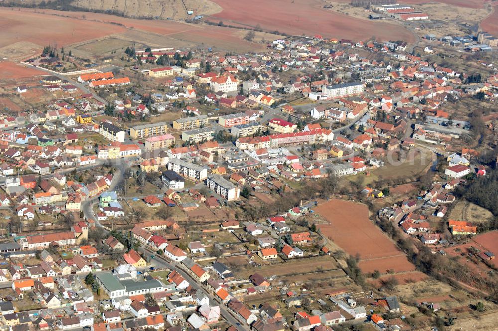 Aerial image Stribo - Townscape of Stribro near Plzen in the Czech Republic