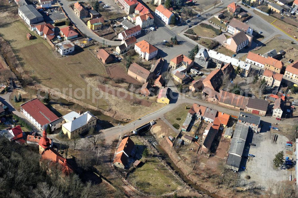 STRIBRO from above - Townscape of Stribro near Plzen in the Czech Republic