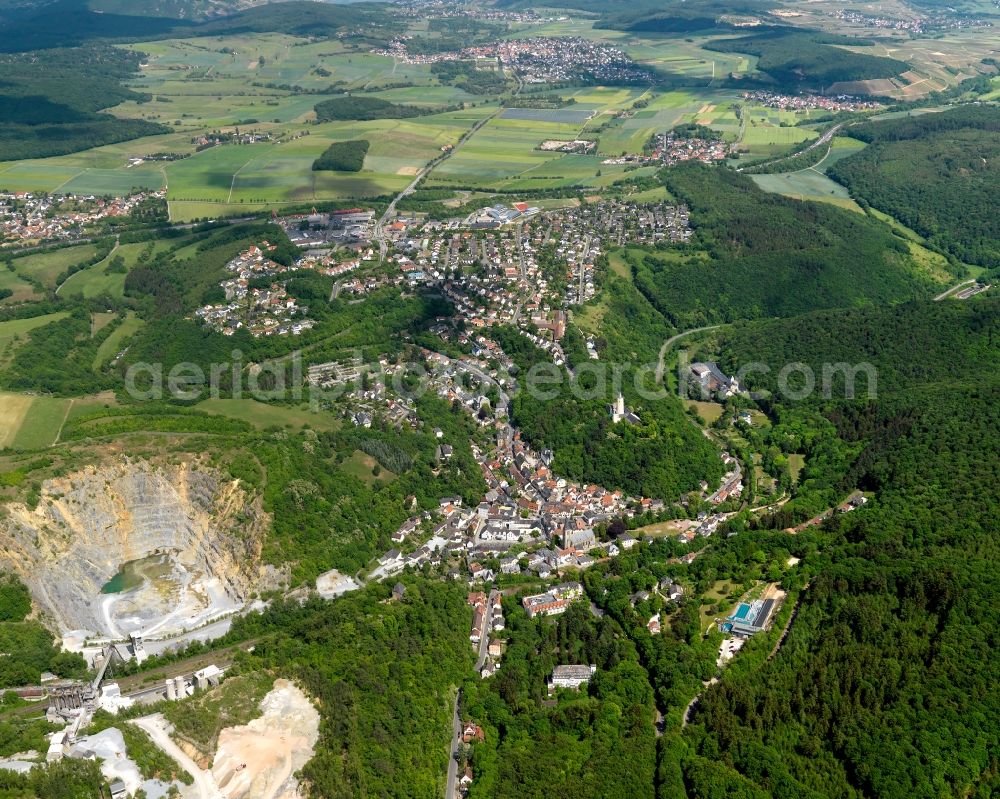 Stromberg from the bird's eye view: District view of Stromberg in the state Rhineland-Palatinate