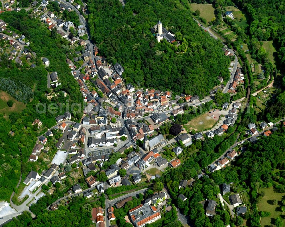 Aerial image Stromberg - District view of Stromberg in the state Rhineland-Palatinate