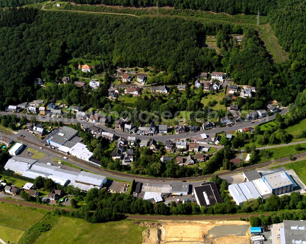 Aerial photograph Neunkirchen - View of Struthuetten in Neunkirchen in North Rhine-Westphalia. The village is near the border of Rhineland Palatinate