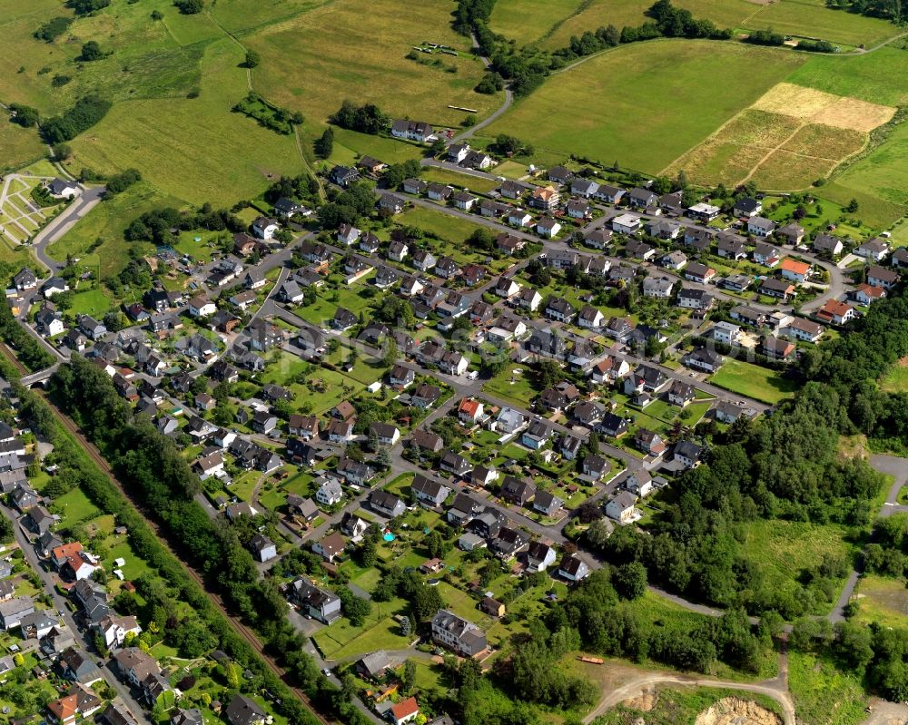 Aerial photograph Neunkirchen - View of Struthuetten in Neunkirchen in North Rhine-Westphalia. The village is near the border of Rhineland Palatinate