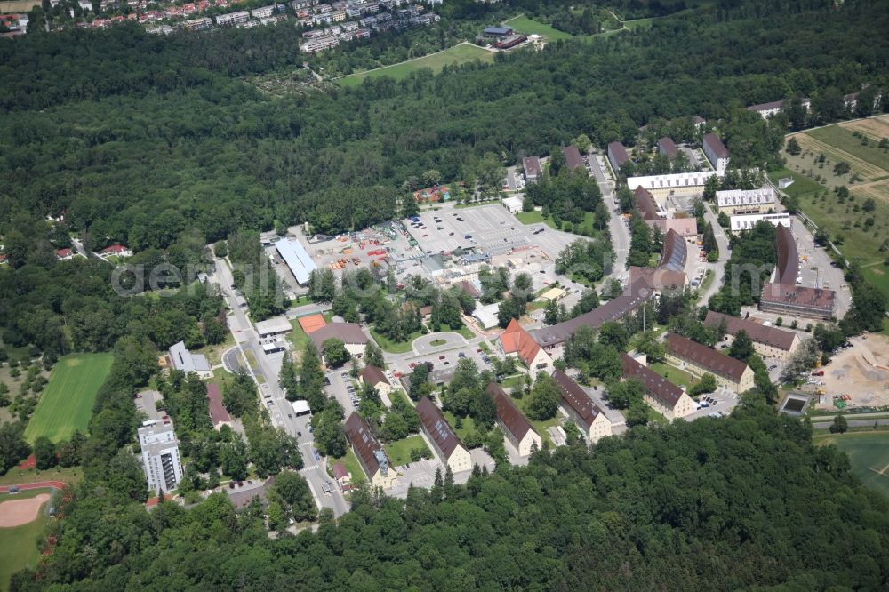 Aerial photograph Stuttgart Möhringen - Local view of Stuttgart-Möhringen in the state of Baden-Württemberg