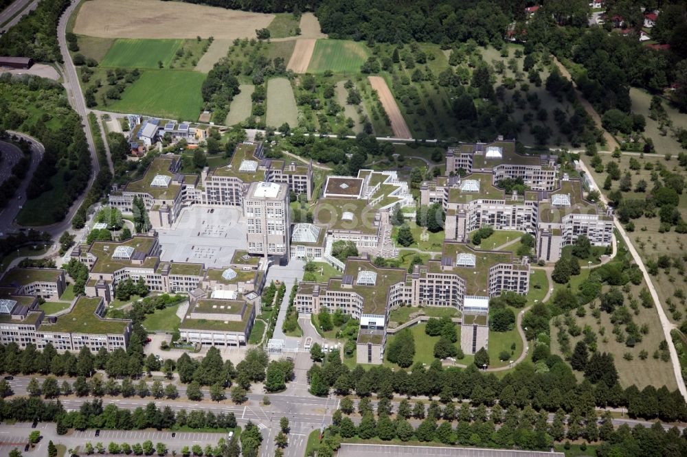 Stuttgart-Sternhäule from the bird's eye view: Local view of Stuttgart-Sternhäule in the state of Baden-Württemberg