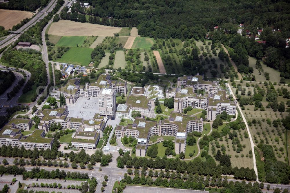 Stuttgart - Sternhäule from above - Local view of Stuttgart-Sternhäule in the state of Baden-Württemberg