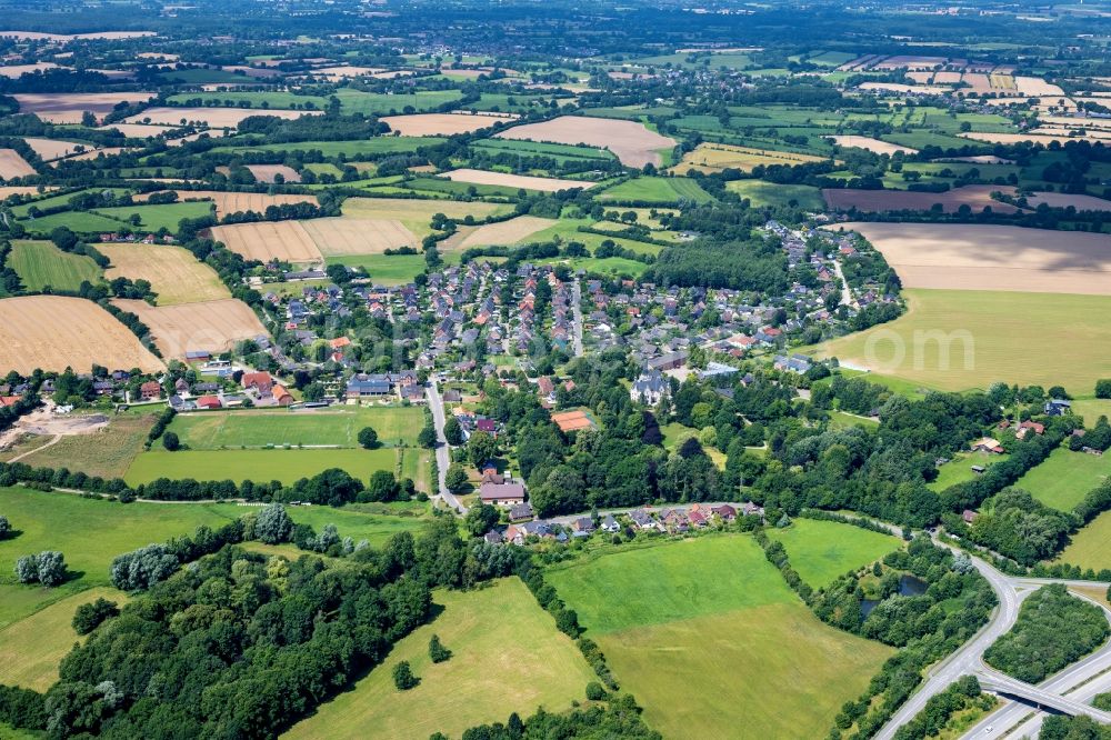 Aerial image Tremsbüttel - Town View Tremsbuettel in the state Schleswig-Holstein, Germany