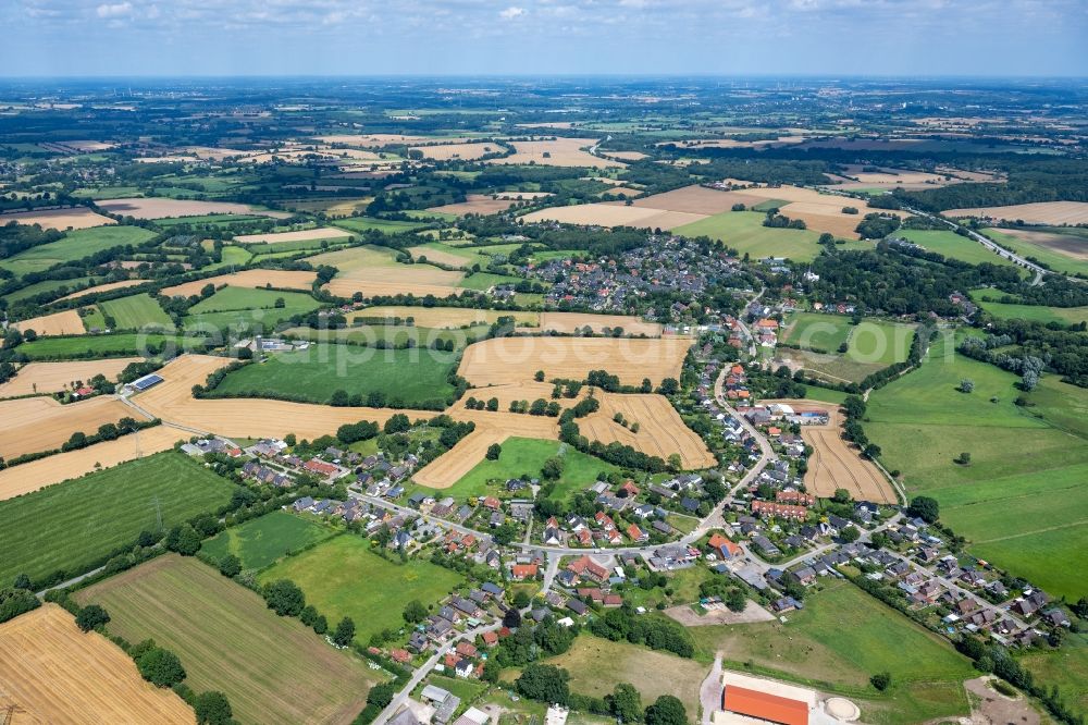 Aerial photograph Tremsbüttel - Town View Tremsbuettel in the state Schleswig-Holstein, Germany