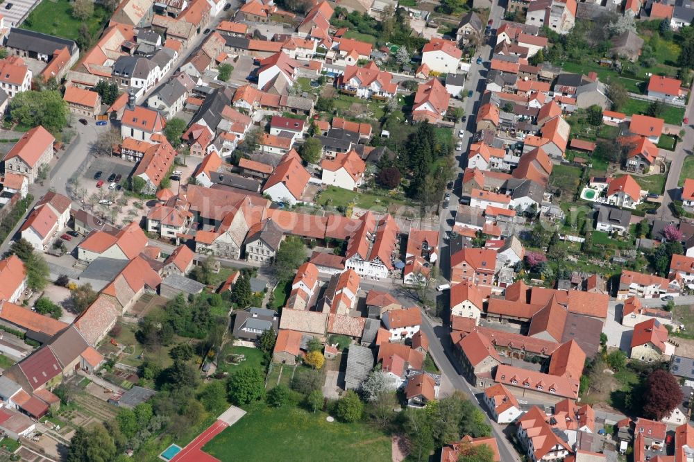 Aerial photograph Undenheim - Local view of Undenheim in the state of Rhineland-Palatinate