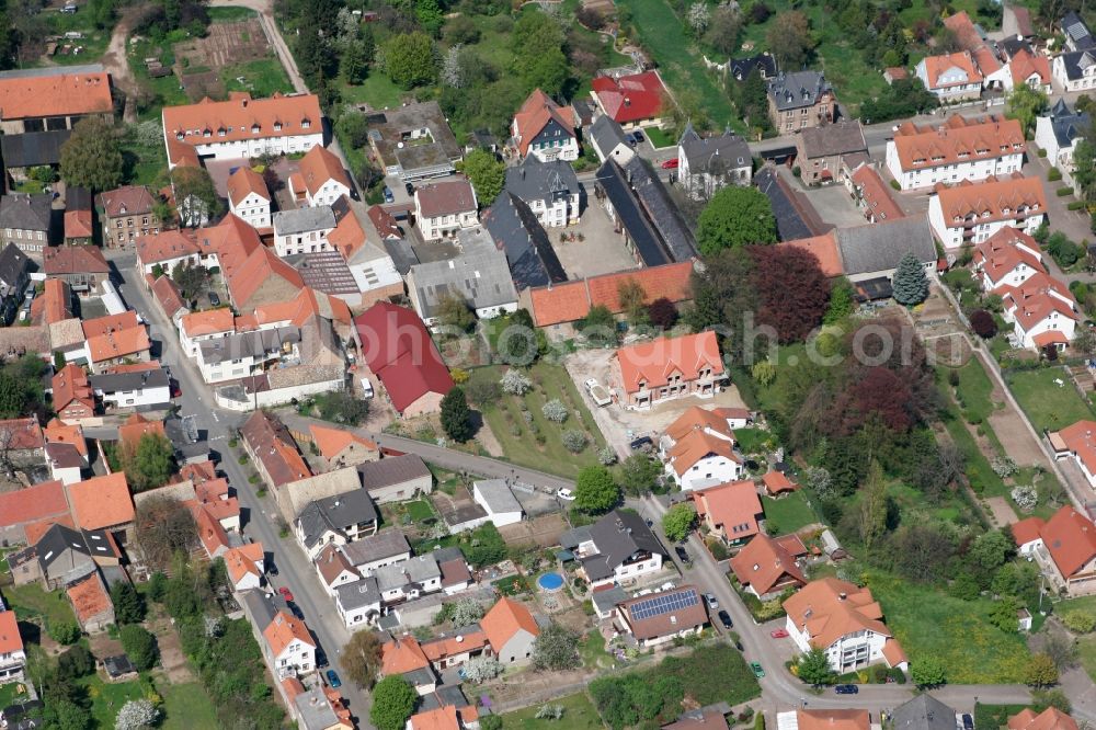 Undenheim from the bird's eye view: Local view of Undenheim in the state of Rhineland-Palatinate