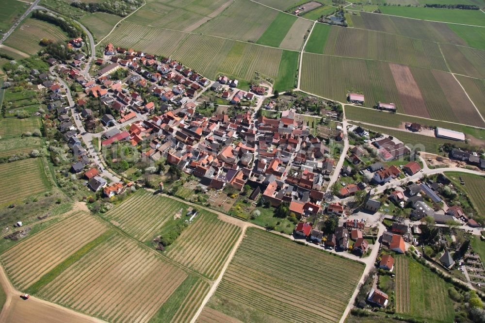 Aerial photograph Vendersheim - Local view of Vendersheim in the state of Rhineland-Palatinate