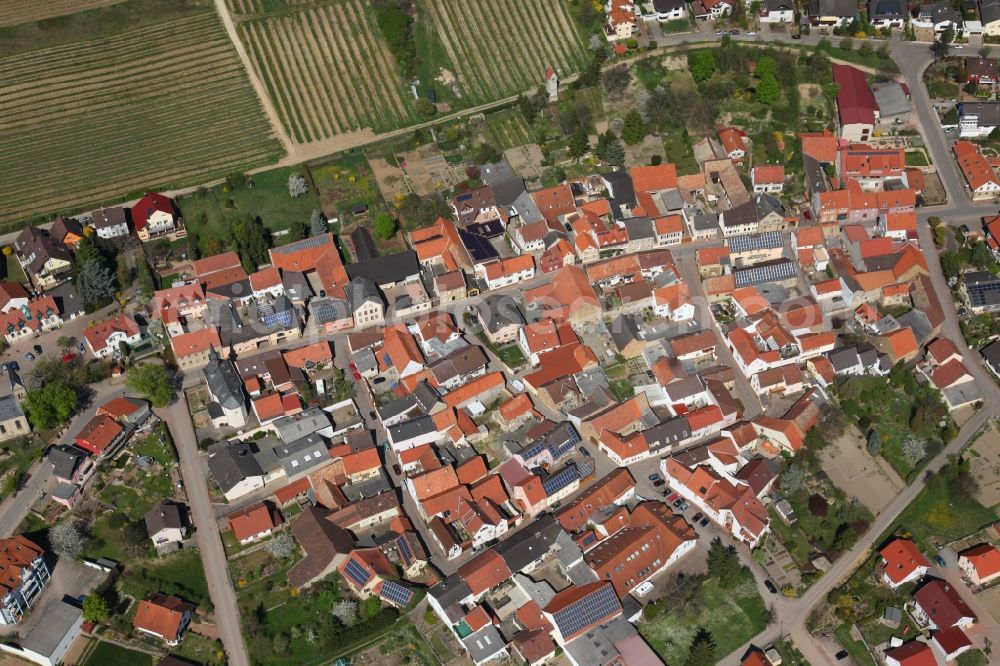 Aerial image Vendersheim - Local view of Vendersheim in the state of Rhineland-Palatinate