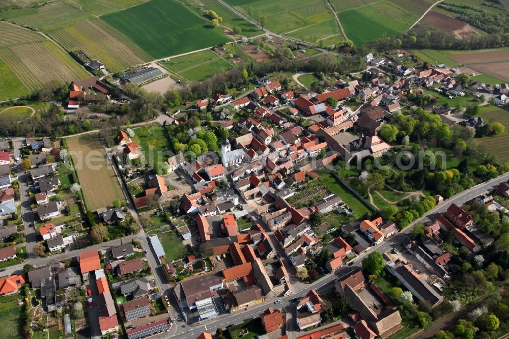 Aerial image Wachenheim - Townscape Wachenheim in the state of Rhineland-Palatinate